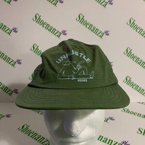 Roark Hat Unhustle 5-Panel Baseball Adjustable Cap Jungle Green One Size